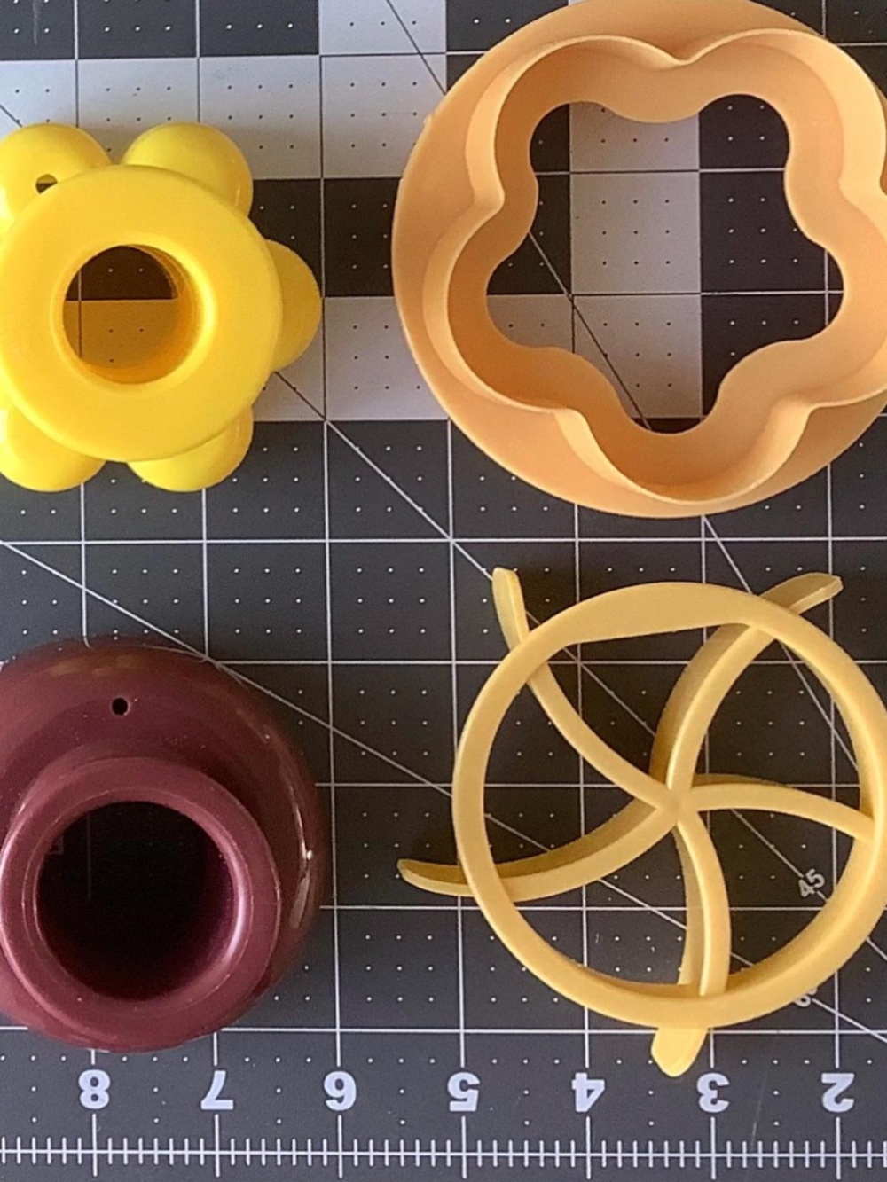 Cookie Cutters, Baking Tools, Set 4 pcs., plastic.
